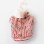 Classic Knitted Pet Sweater Overall for Small Dogs