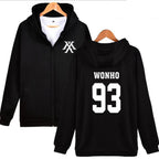 KPOP Monsta X Hoodie Jacket for Women (4XL) | Streetwear