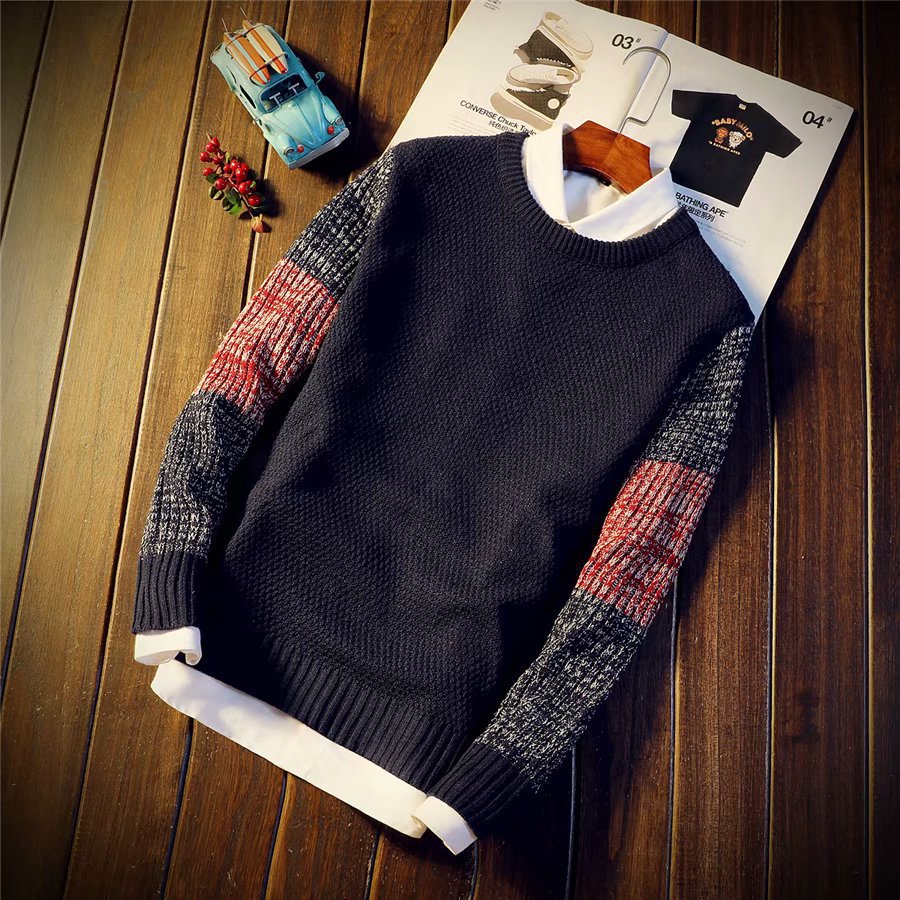 Men's Casual Round Neck Fashion Sweater
