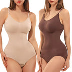 Sheer Mesh Open-Crotch Shaping Bodysuit