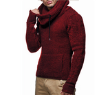 Thick Turtleneck Sweater, Christmas Knit Pullover | Streetwear