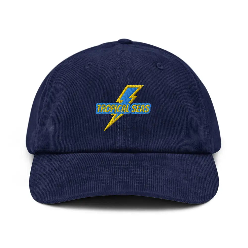 Lightning Strike Corduroy Hat | Embroidered Cap