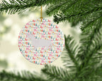 Bambino #2 Cat Christmas Ceramic Ornament