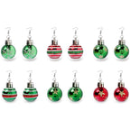 Creative Christmas-Themed Round Earrings for Women