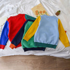 Children's Velvet Round Neck Sweater