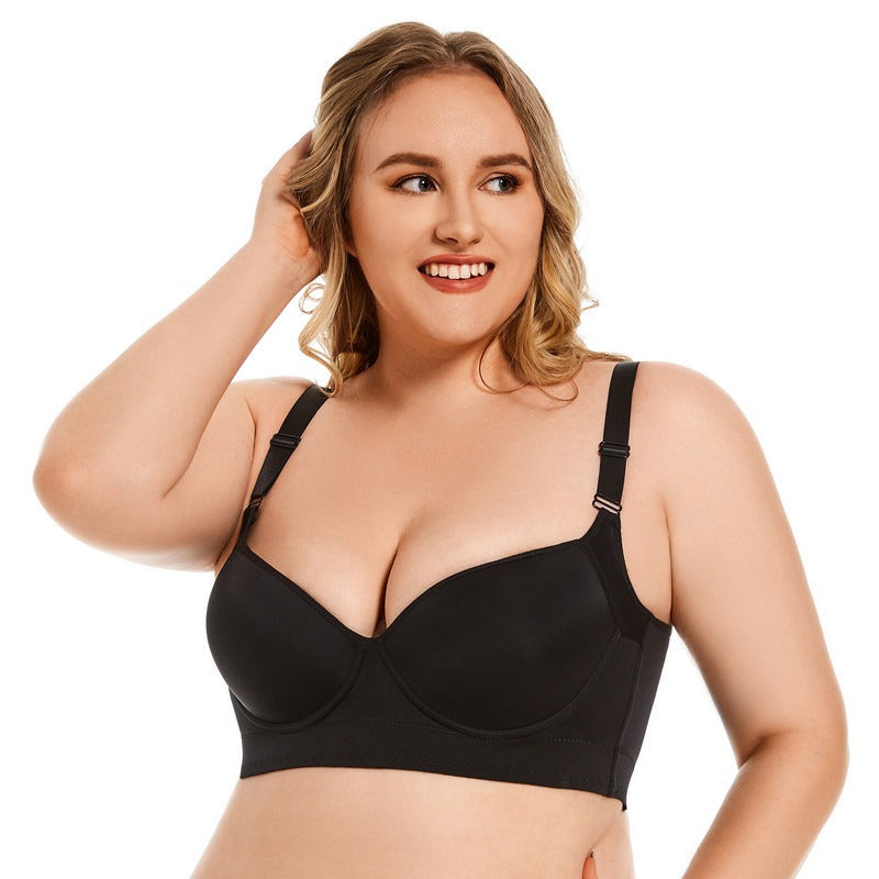 Seamless Steel Ring Large Size Smooth Bra
