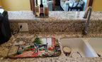 Irish Wolfhound Christmas Cookies Dish Drying Mat
