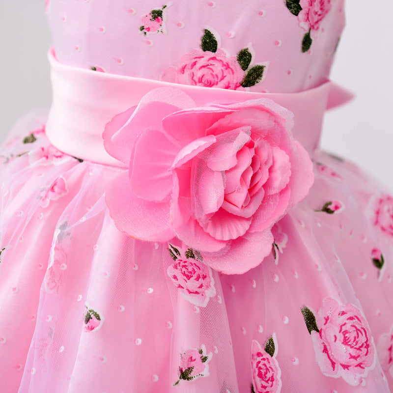 White Baptism Dress for Baby Girls 2-10 Years