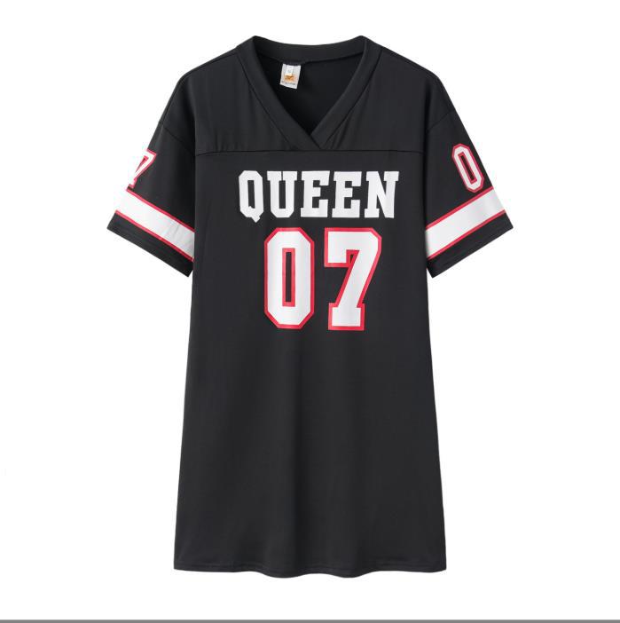 New Women's Hip-Hop Letter Print Dress for Spring/Summer