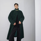 Versatile Cashmere Coat with Double Row Buttons