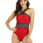 Bikini Swimsuit with Tie Design (One-Piece)