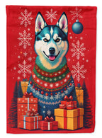 Siberian Husky Holiday Christmas Garden Flag