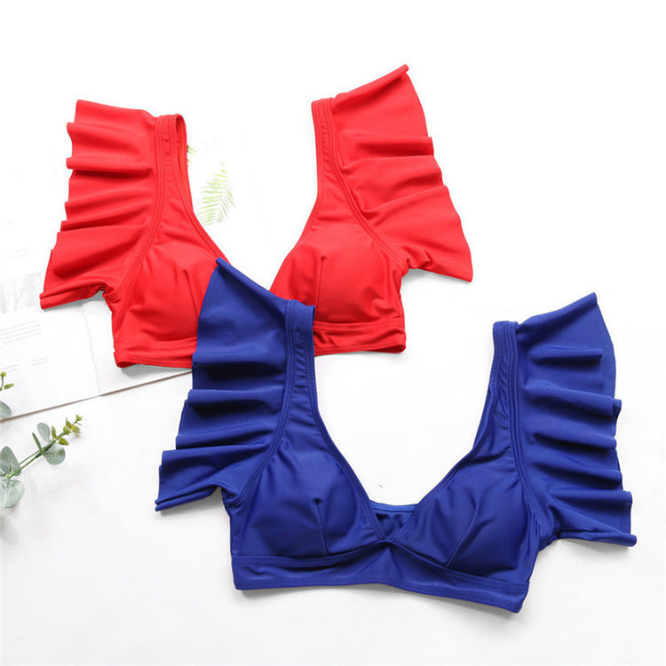 Women's Two-Piece V-Neck High-Waist Bikini Set