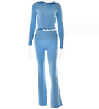 ChicComfort High-Waist Hoodie & Pants Set | Streetwear