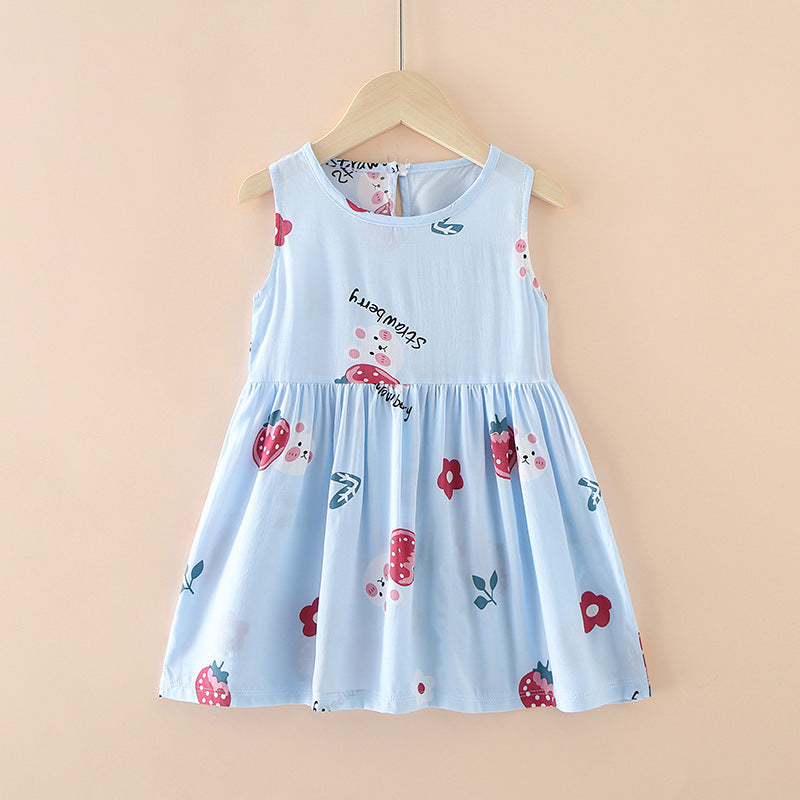 Western Style Summer Dress for Girls