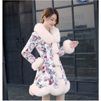 Chic Thicken Warm Women's Winter Jacket with Faux Fur