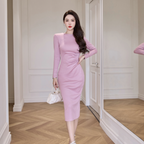 Women's Fashion Cashmere Knitted Dress