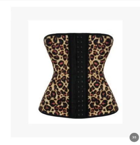 Court Style Rubber Corset Top