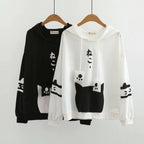 Harajuku Kawaii Cat Ear Hoodie for Girls