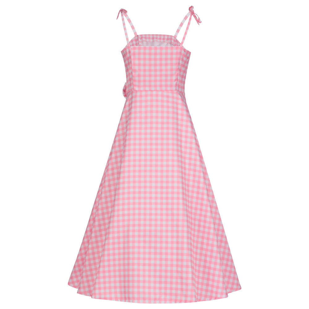 Women's Barbie Plaid Swimsuit & Costume Set for Events