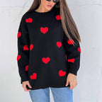 Embroidered Women's Fashion Love Sweater