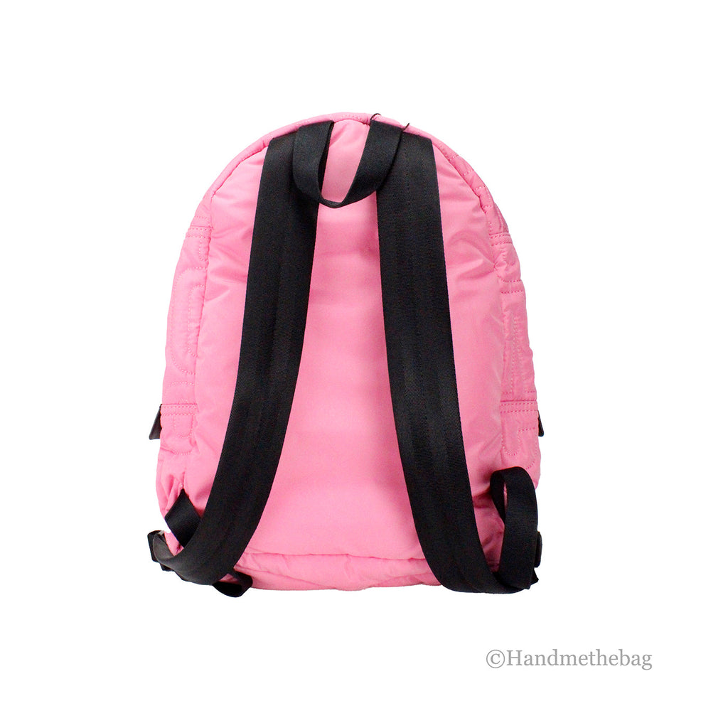 Marc Jacobs Medium Candy Pink Monogram Quilted Puffy Backpack | Streetwear