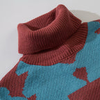 2022 Women's Plus Size Knit Turtleneck Winter Sweater