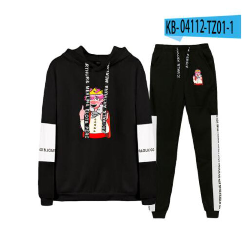 Men's Hooded Tracksuit, Casual Sweatshirt Set (2 Pieces) | Streetwear