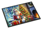 Boxer and Santa Claus Doormat