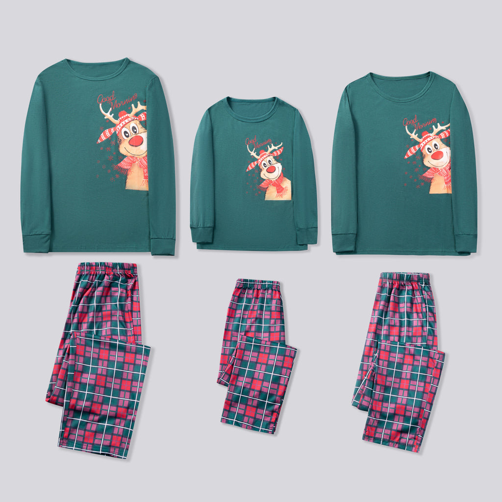 Christmas Parent-Child Long Sleeve Pajama Set