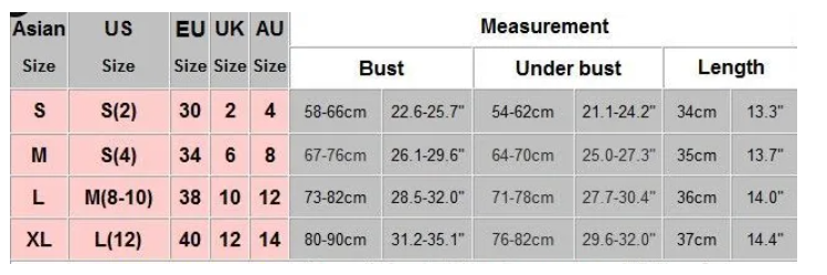 Comfort Fit Short Corset Top