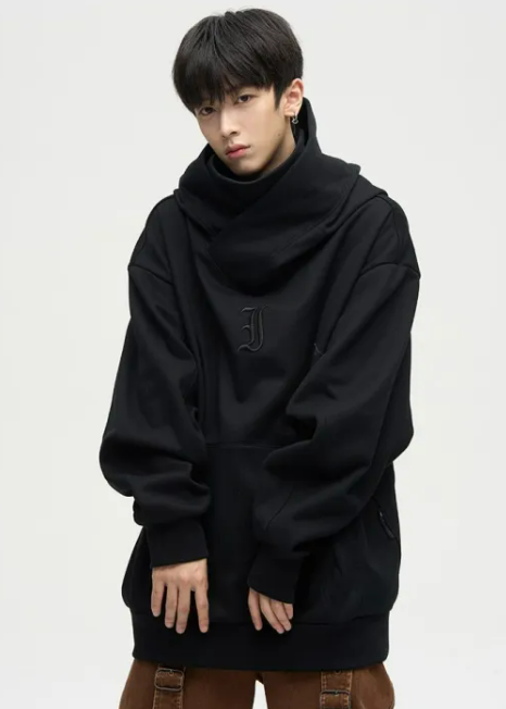 High Street Heavy Fleece-lined Thickened Hooded Sweatshirt | Streetwear