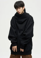 High Street Heavy Fleece-lined Thickened Hooded Sweatshirt | Streetwear
