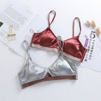 Six Rabbit Satin Comfort Wireless Bralette Set