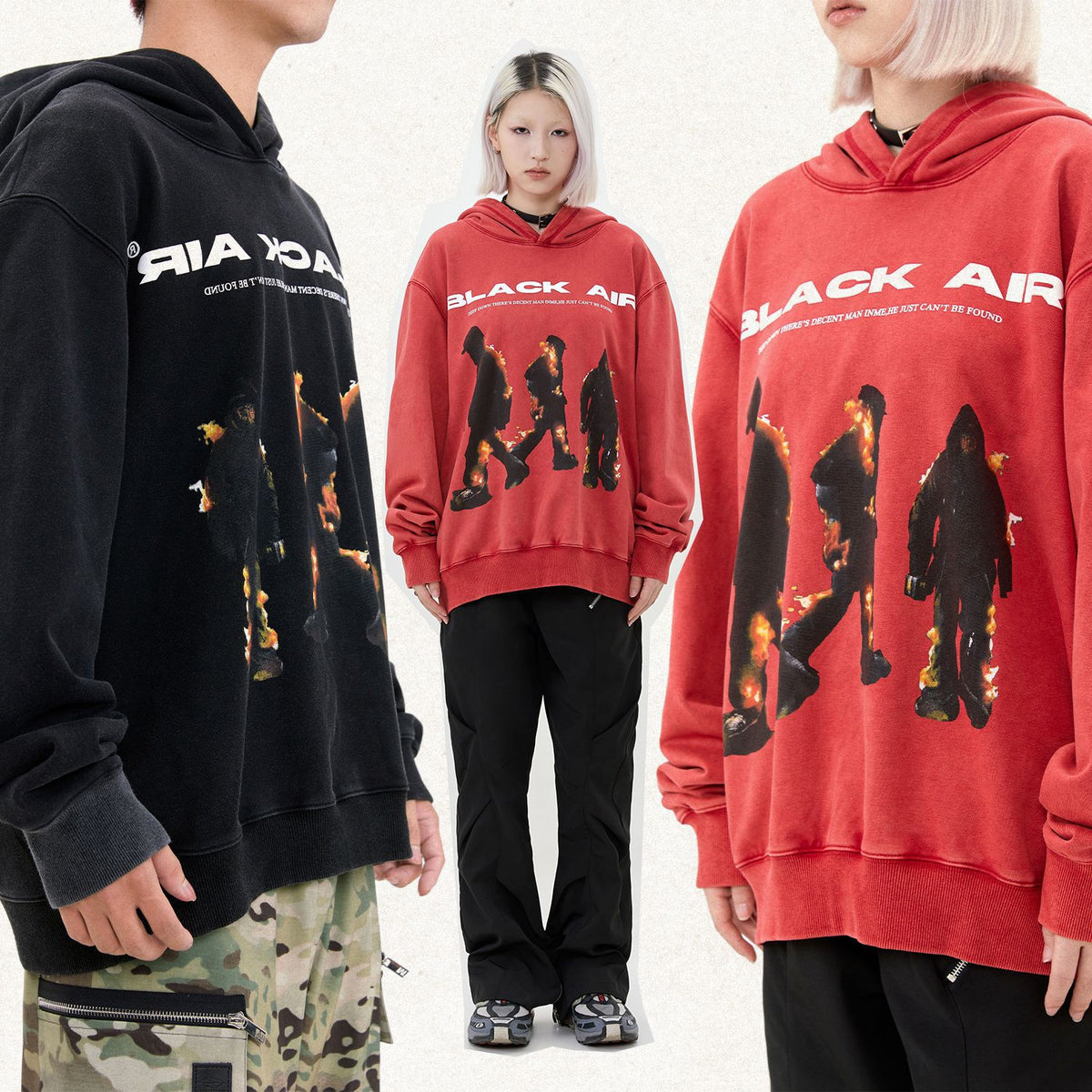 Flame Sweater from Casual Street Fashion Brand for Men