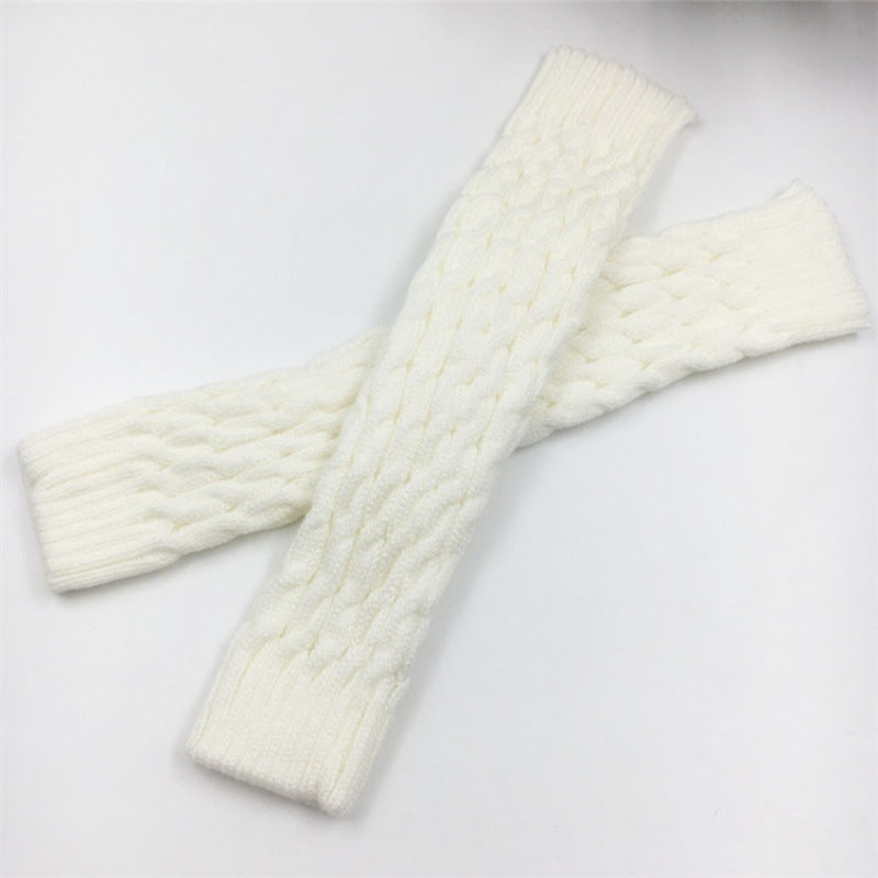 Knee High Knitted Wool Leggings for Warm Days