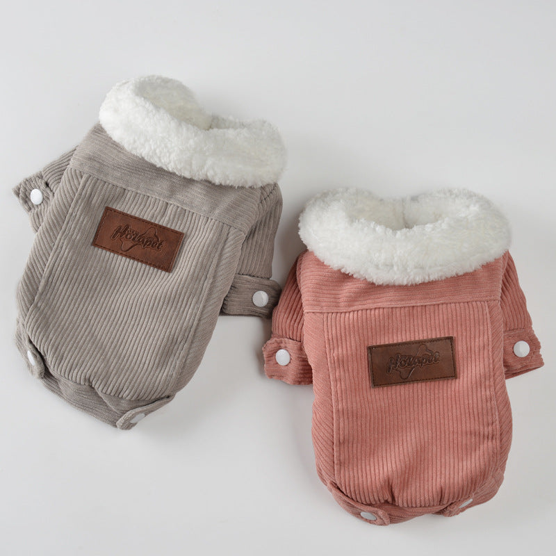 Korean Style Thickened Double-layer Lambswool Jacket