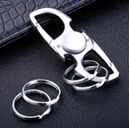Stainless Steel Gyro Keychain | Accessory