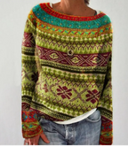 Color Block Loose Pullover | Streetwear