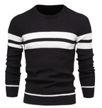 Men's Striped Sweater for Autumn/Winter (One Piece)