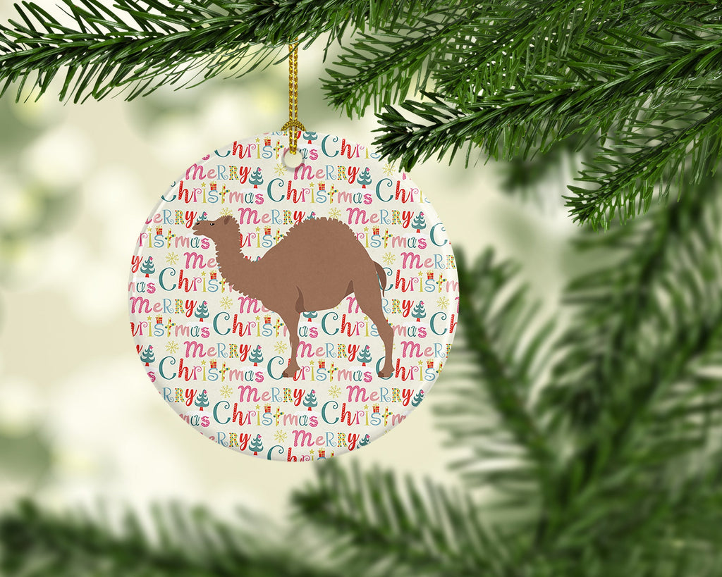 F1 Hybrid Camel Christmas Ceramic Ornament