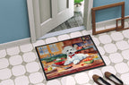 Bichon Frise Christmas Cookies Doormat