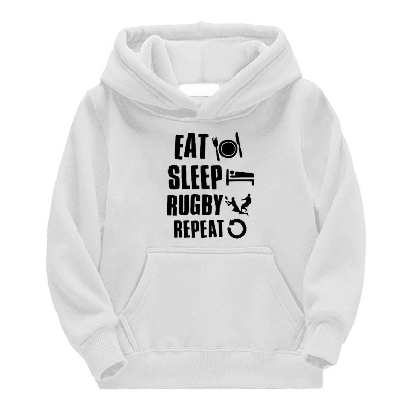 Korean Loose Printed Long Sleeve Hoodie in Slouchy Style | Streetwear