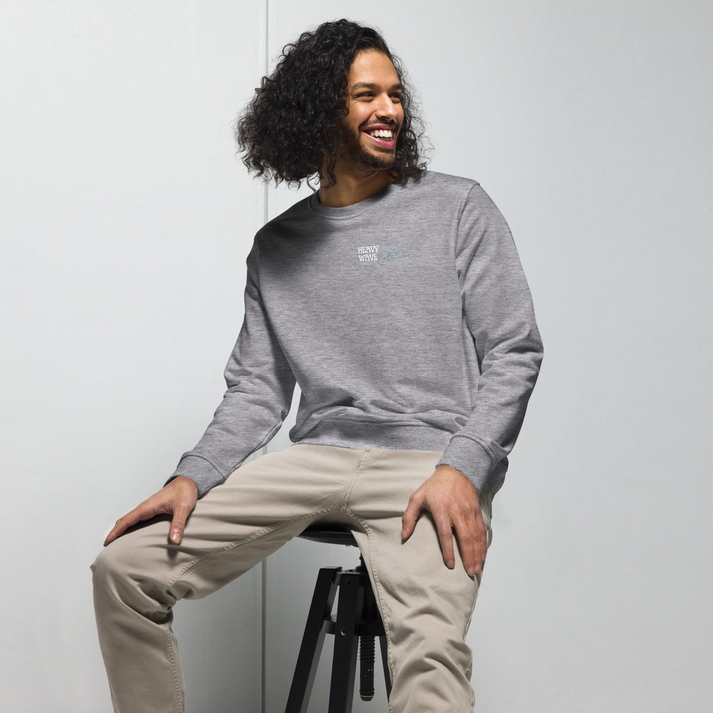 Men's Heavy Wave Energy Organic Sweatshirt | Streetwear