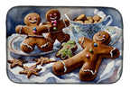 Christmas Gingerbread Dish Drying Mat