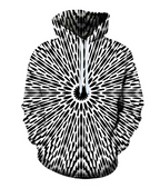 Starry Sky Printed Hoodie with Cartoon Design | Streetwear