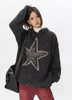 Vintage American Star Sweater for Autumn and Winter