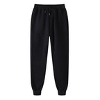 Men's Solid Color Fleece Hip-Hop Sweatpants