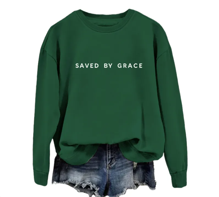 Graceful Faith Pullover Sweatshirt | Streetwear