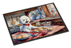 Bichon Frise Christmas Cookies Doormat